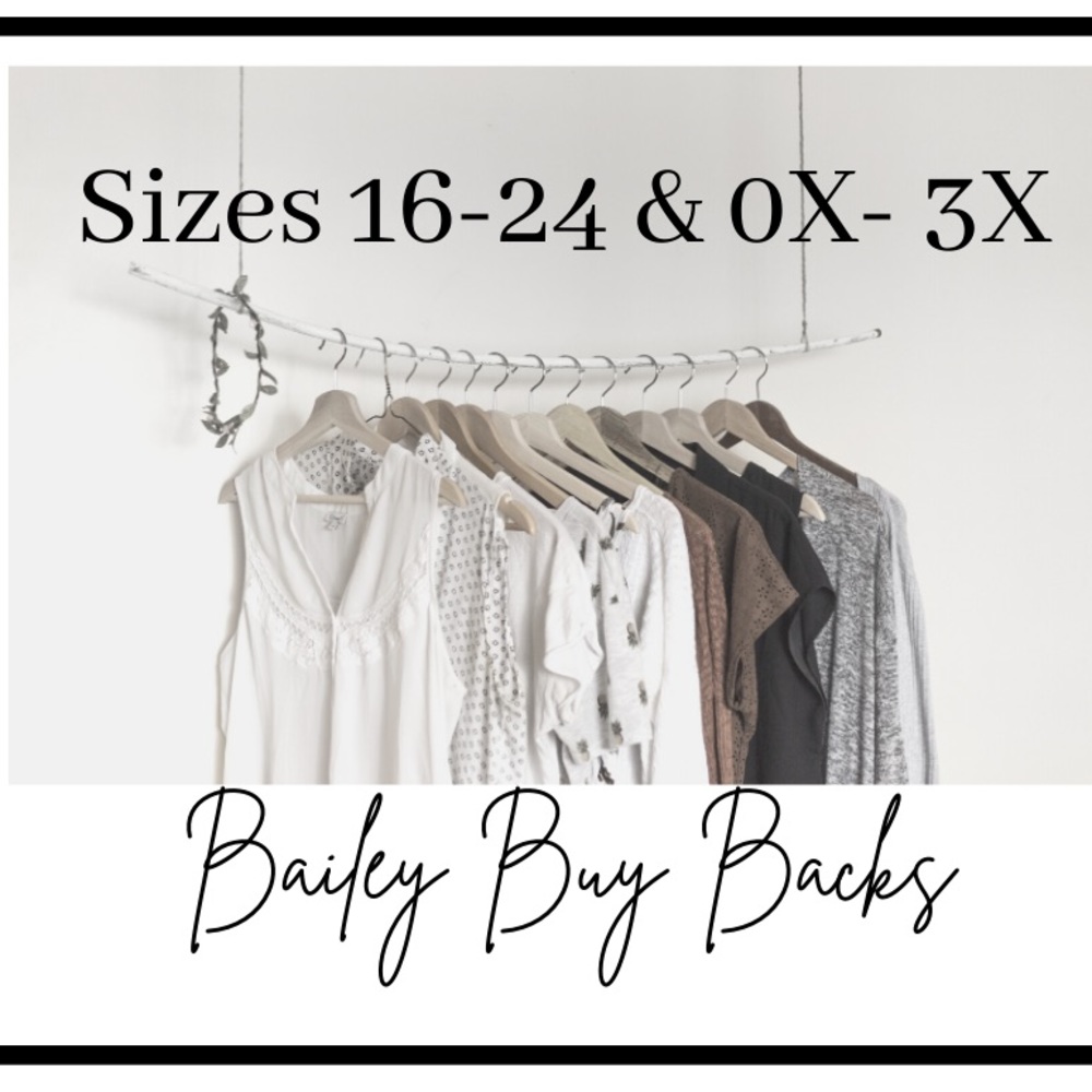 Sizes 0x to 3X and 16-24